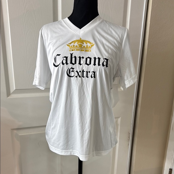 Team Apparel White and Gold Short Sleeve Tee - Picture 1 of 5